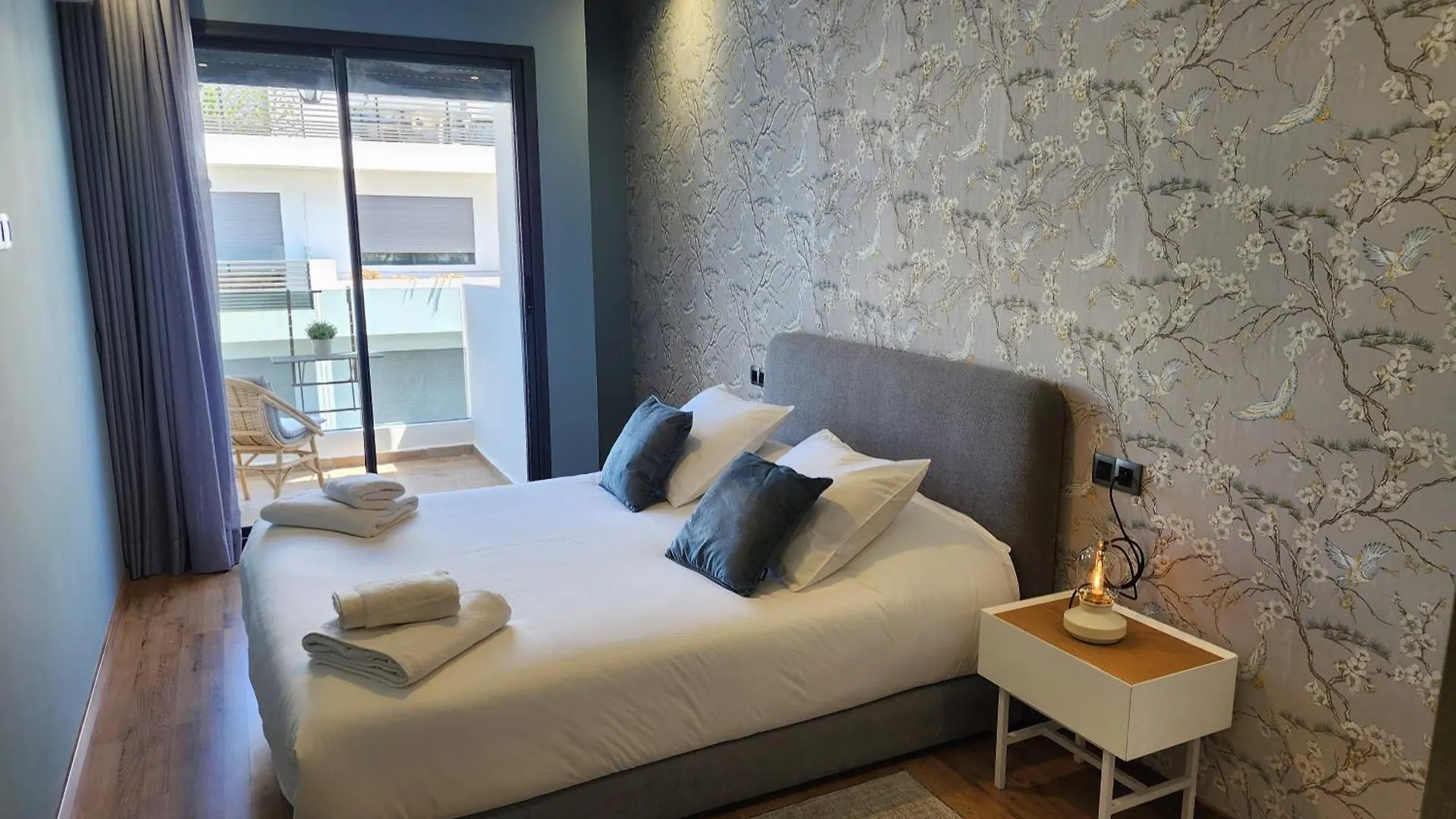 Apartman The 51 Hermitage By Ib Signature - Elegant 1Br, Peaceful - 24 X7 Security - Self Check-In - Parking - City View With Terrace - Walk To Cafes! City Centre & Tram Casablanca Marokkó